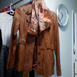 Brown Leather Jacke t
